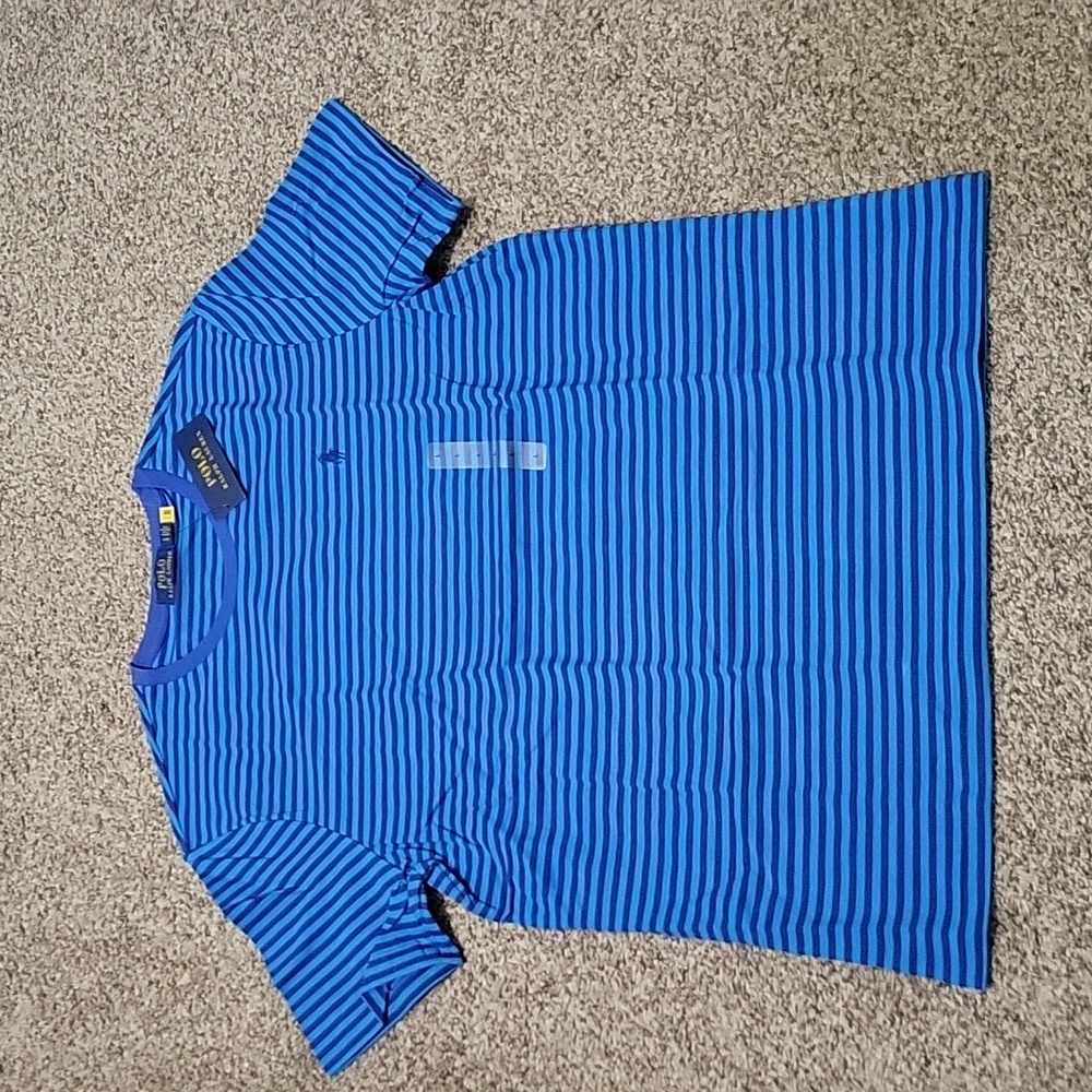 POLO Ralph Lauren blue striped tshirt